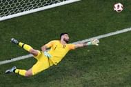 Patricio was left red faced by Cavani's second goal
